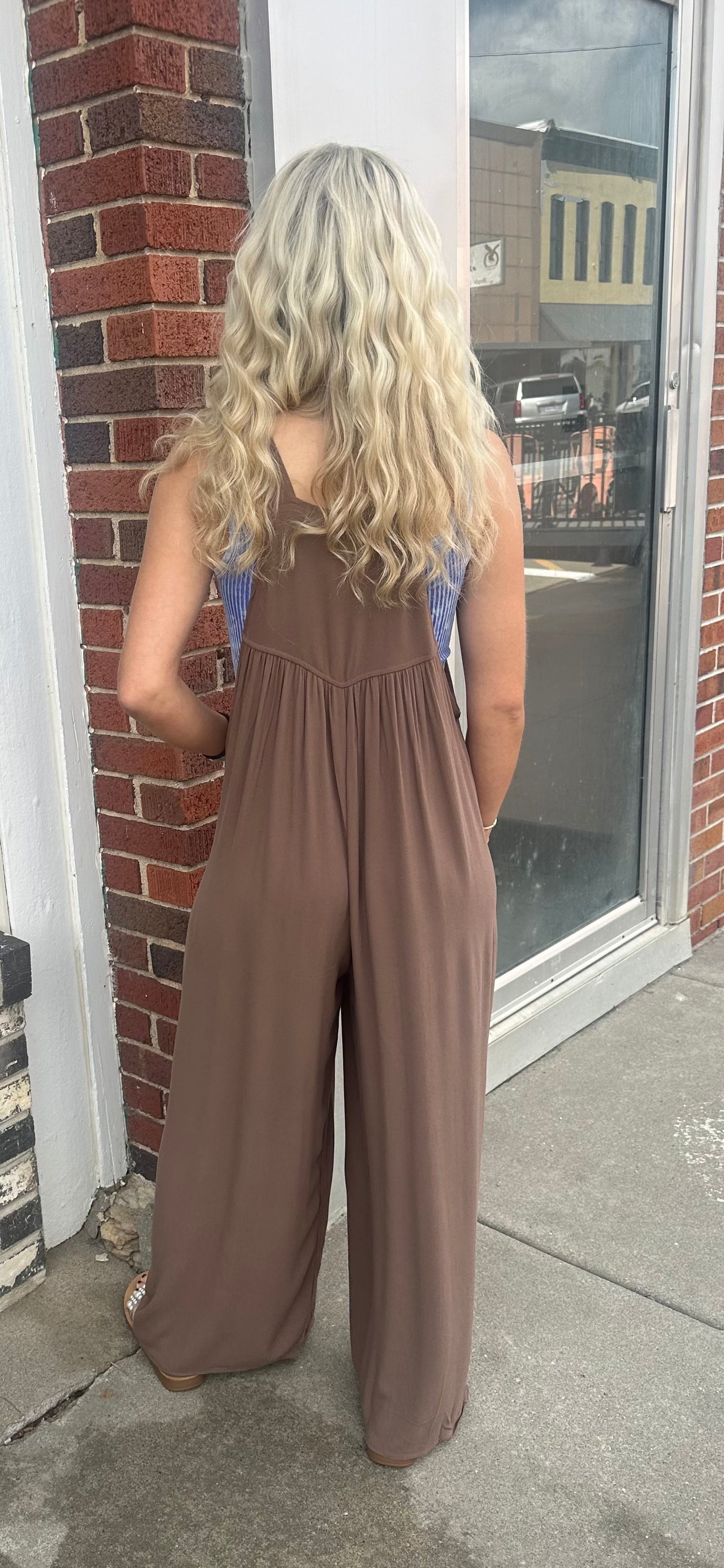 Mocha Overall Jumpsuit