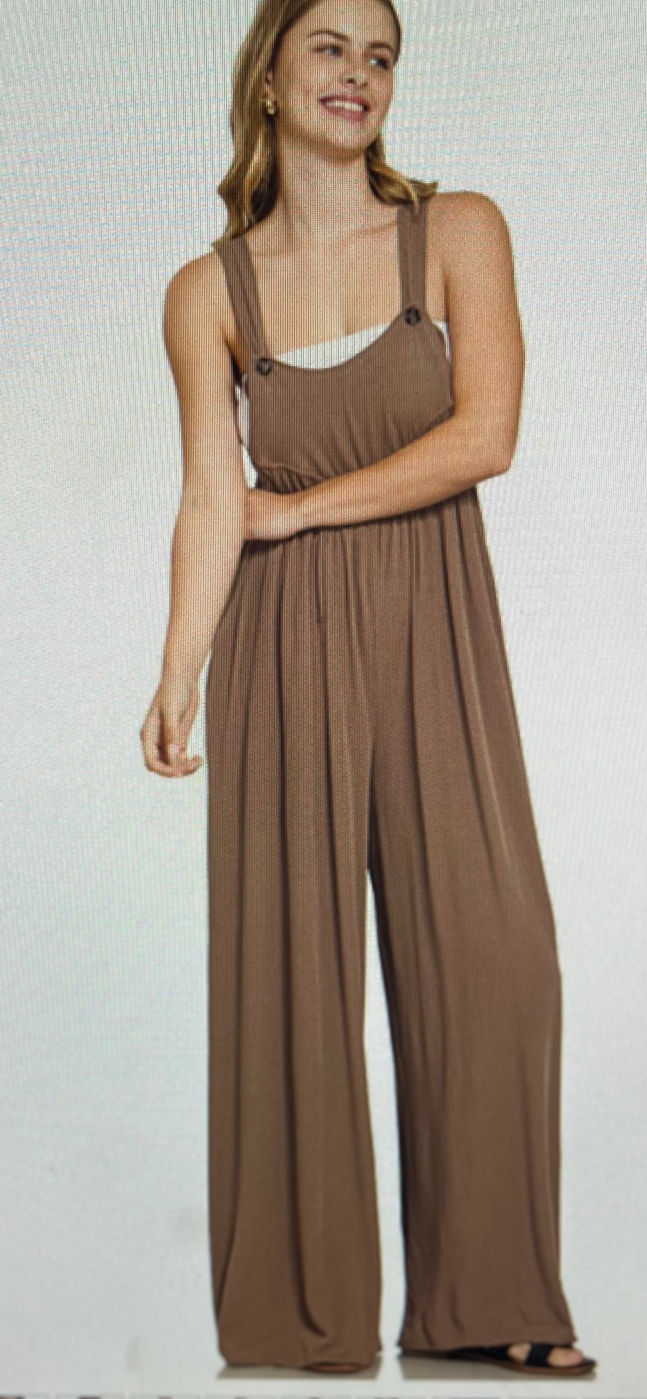 Mocha Overall Jumpsuit
