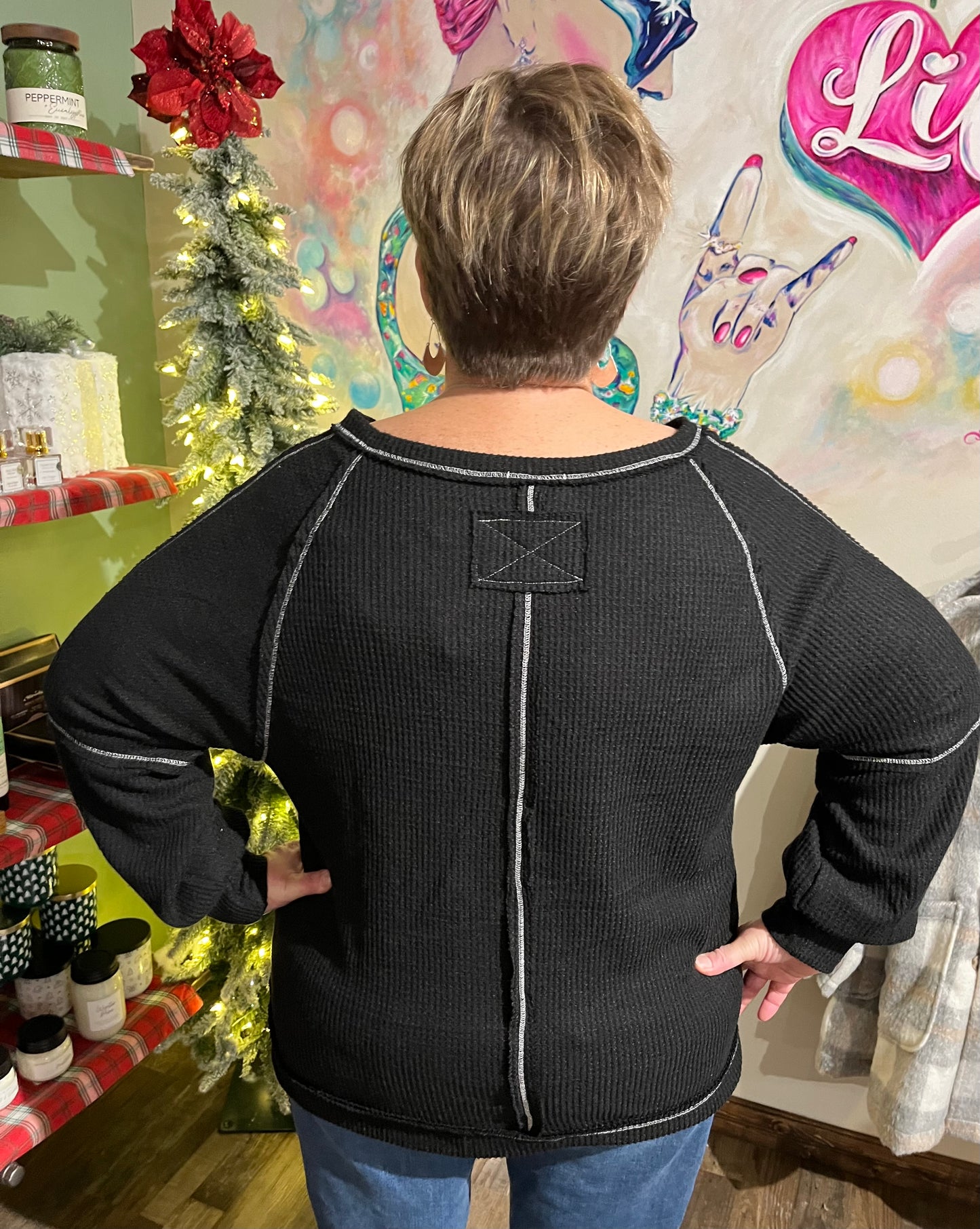 Brushed Thermal Tunic Top - Plus Size