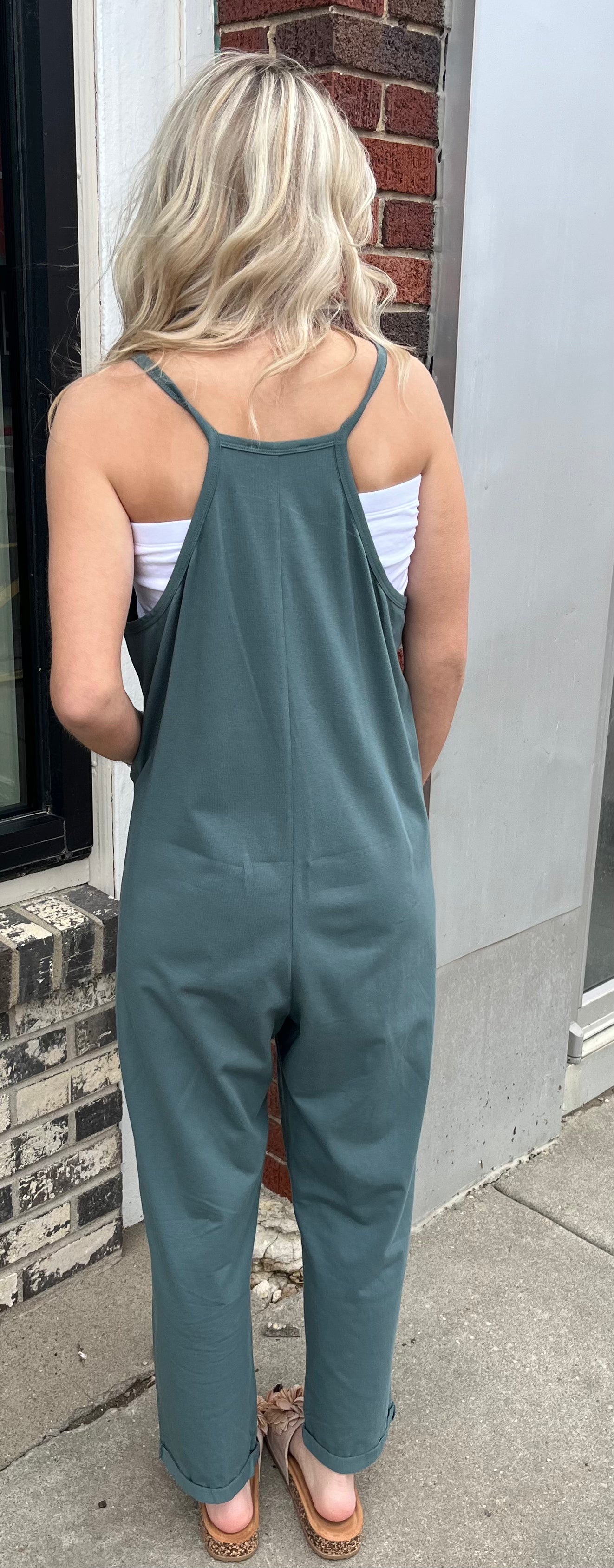 Ash Jade Pocket Jumpsuit