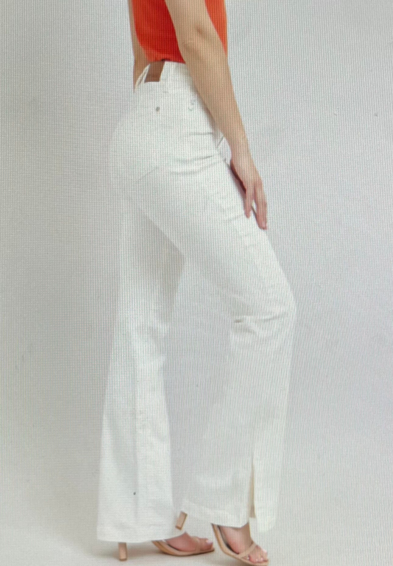 High Waist Side Slit Slim Bootcut Jeans