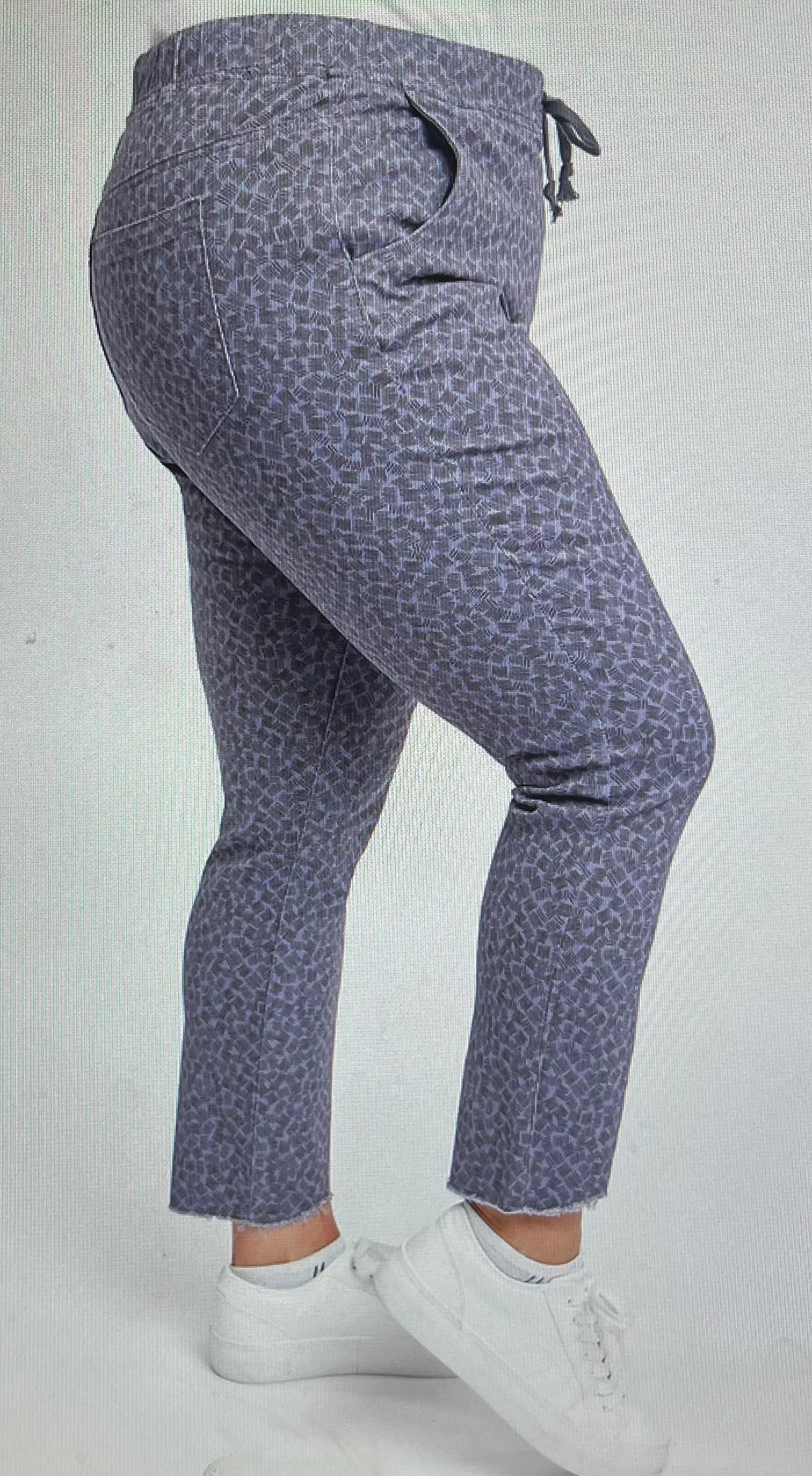 Black & Blue Pull On Pant in PLUS