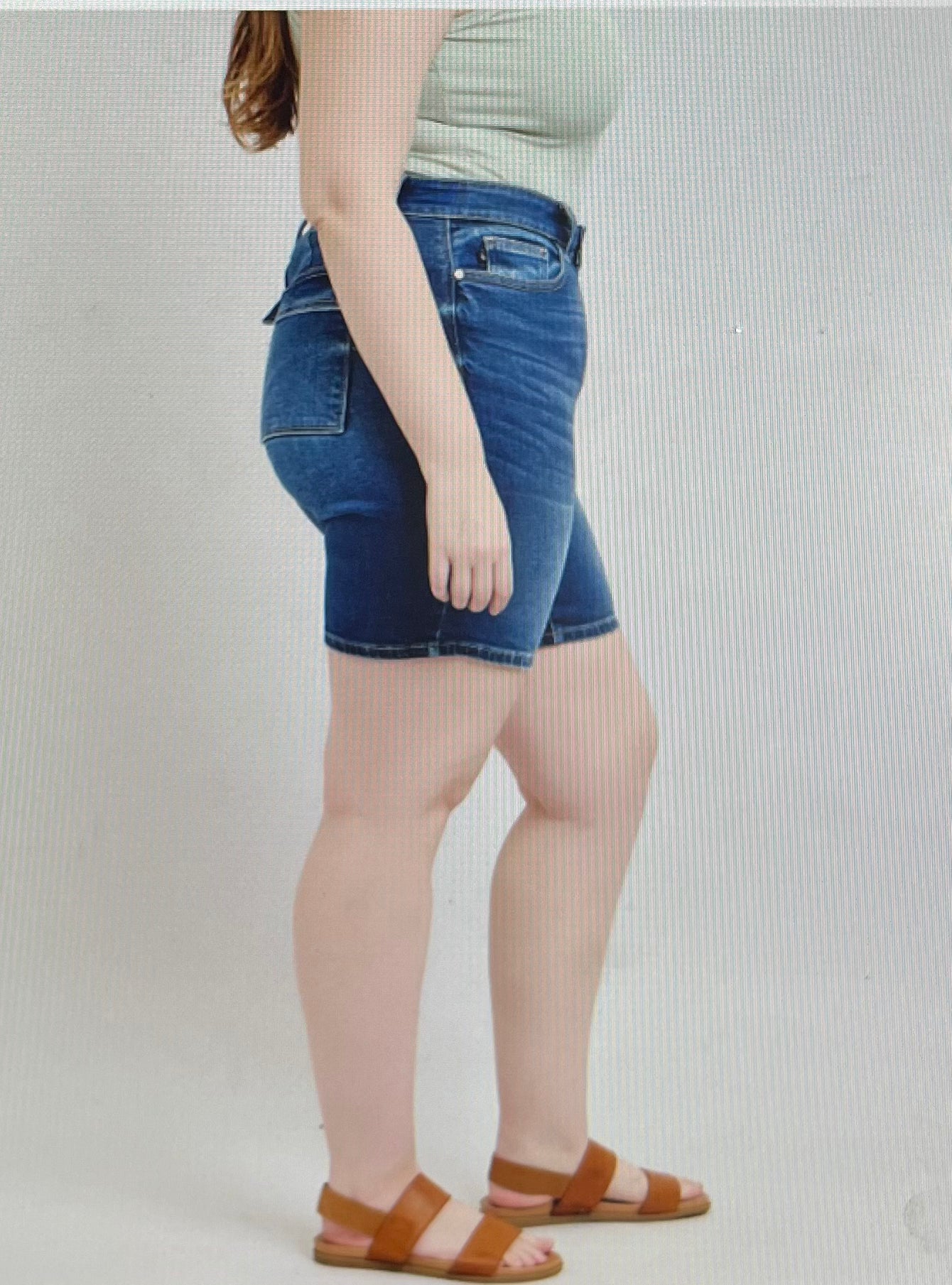 Judy Blue HW DK Bermudas PLUS