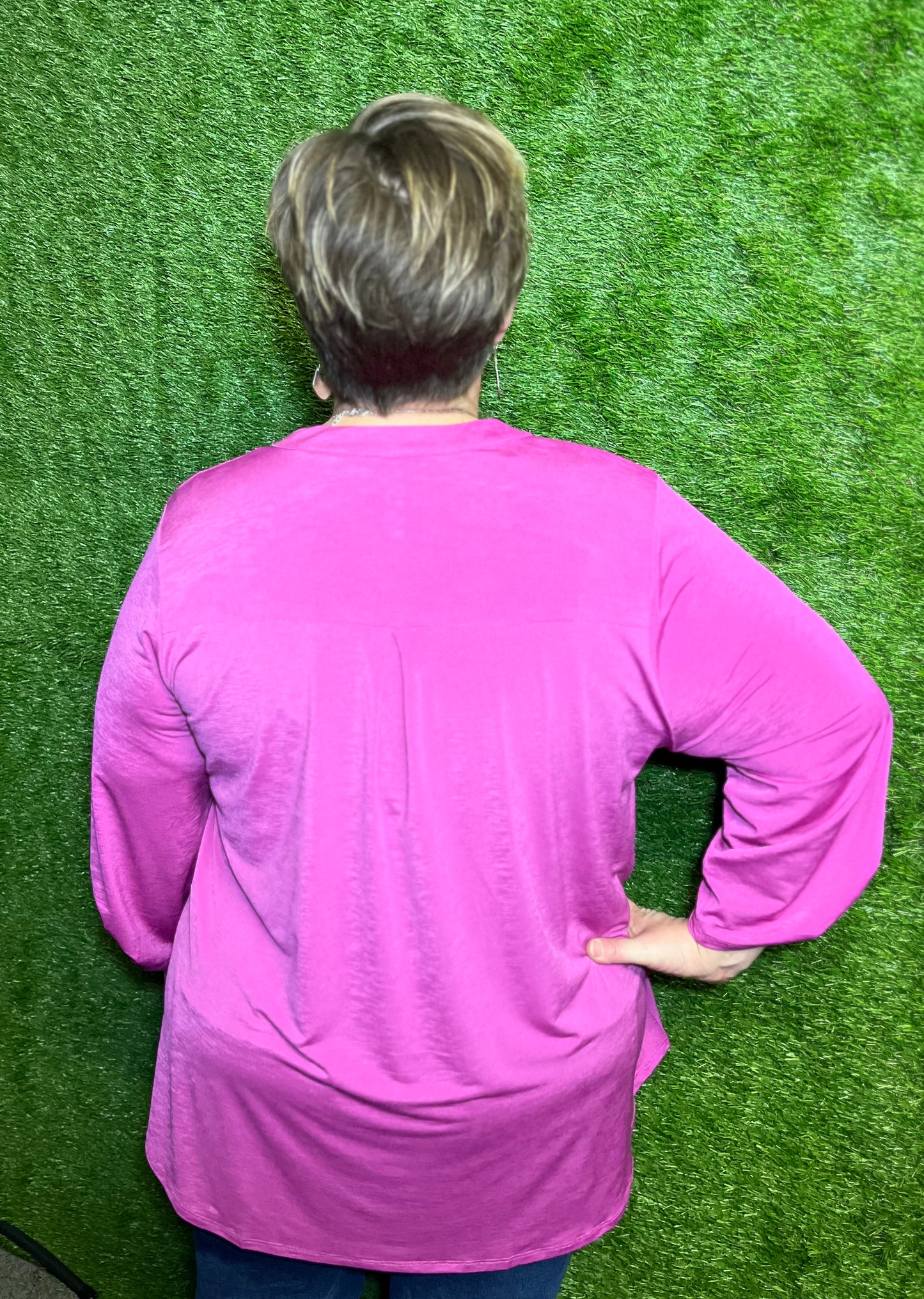 Lizzy in Magenta Top PLUS