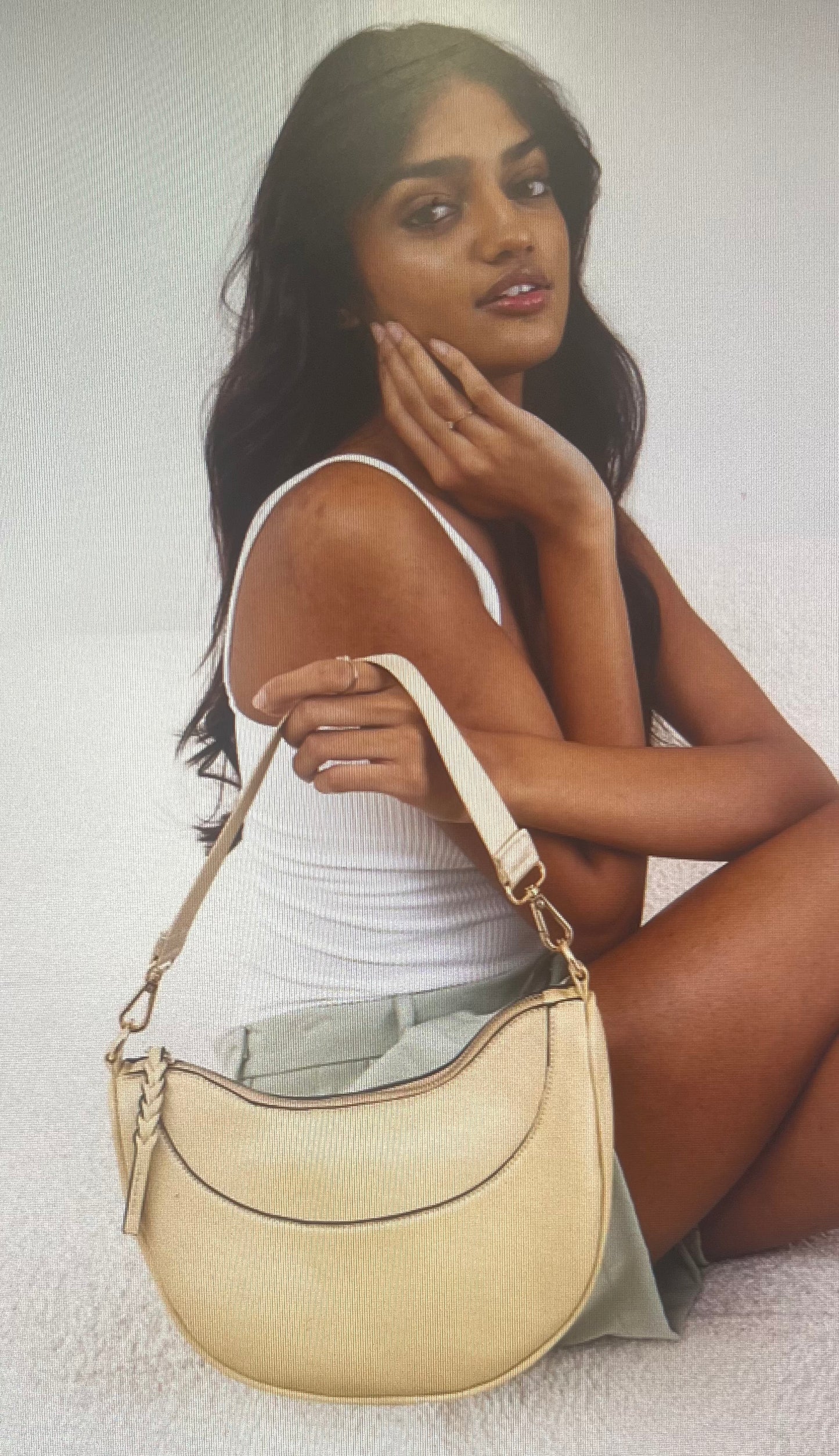 Monica Half Moon Bag