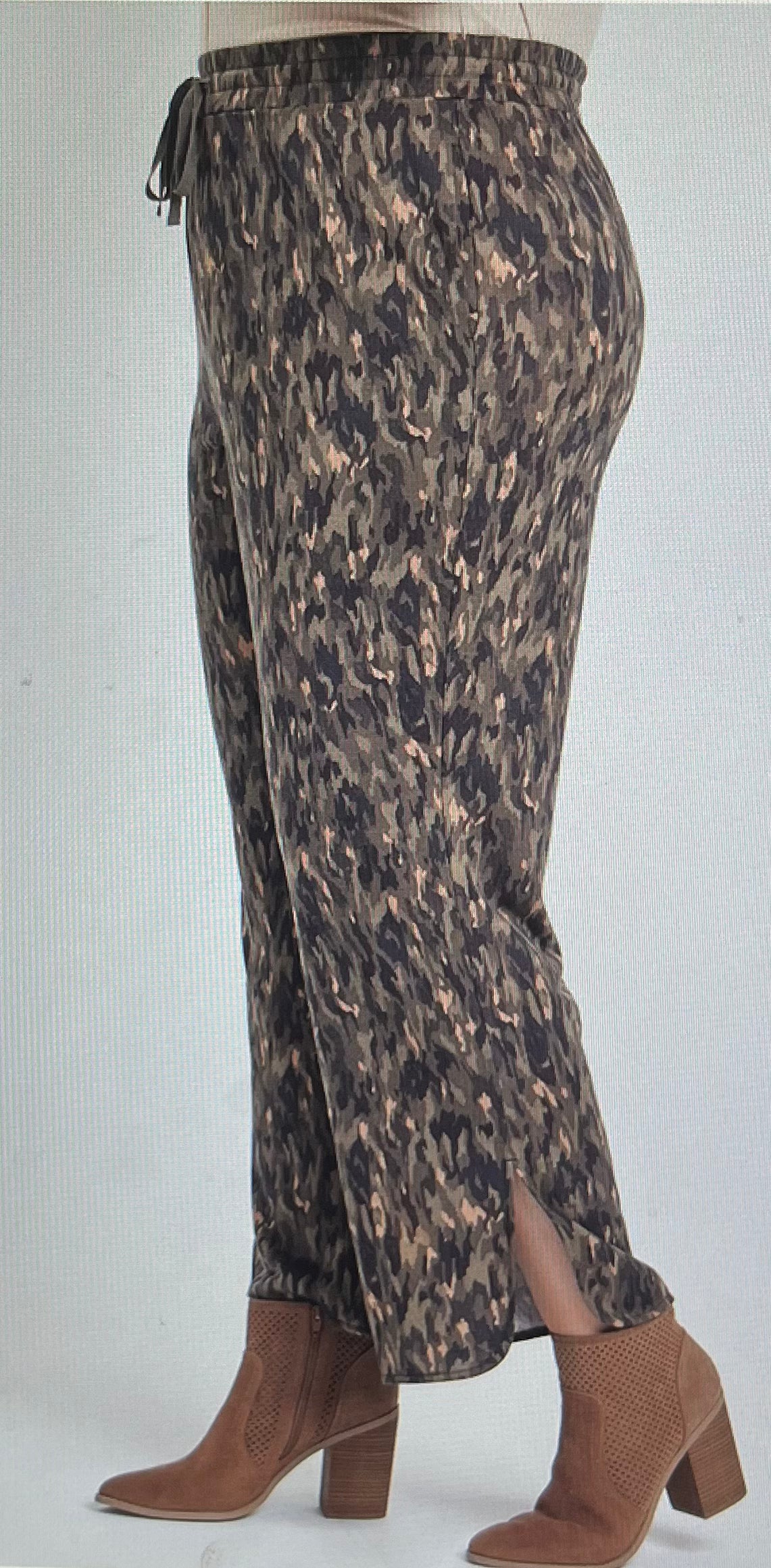 Camo Wide Leg Pant PLUS