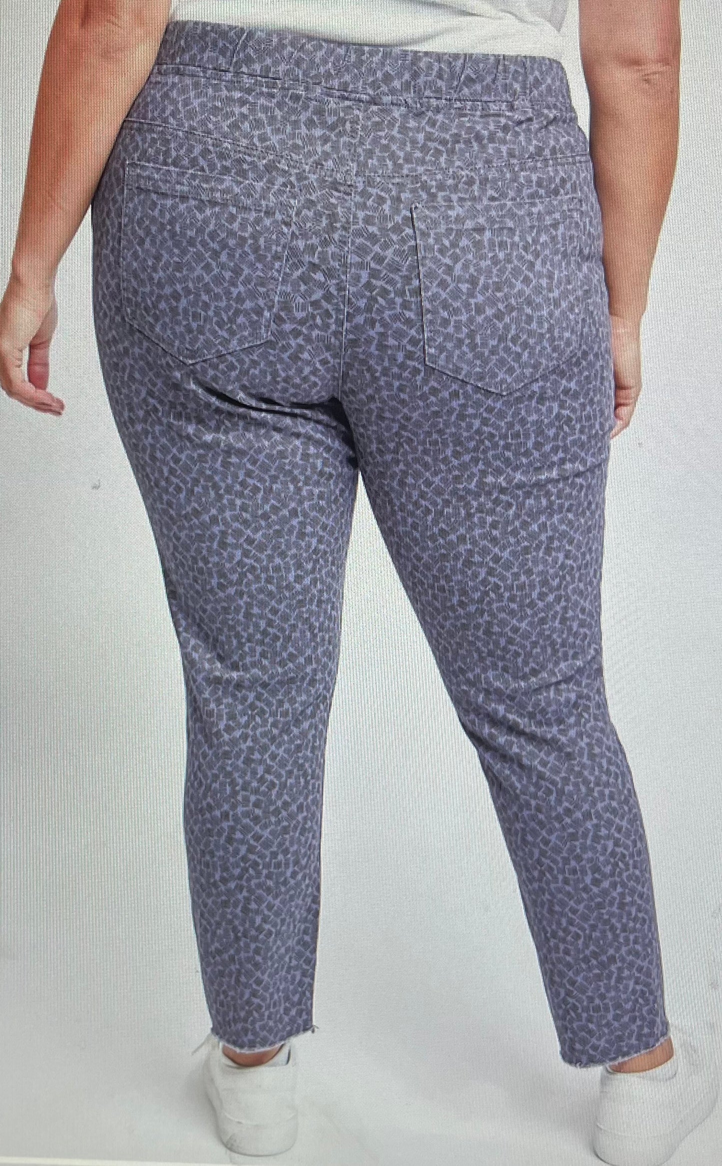 Black & Blue Pull On Pant in PLUS