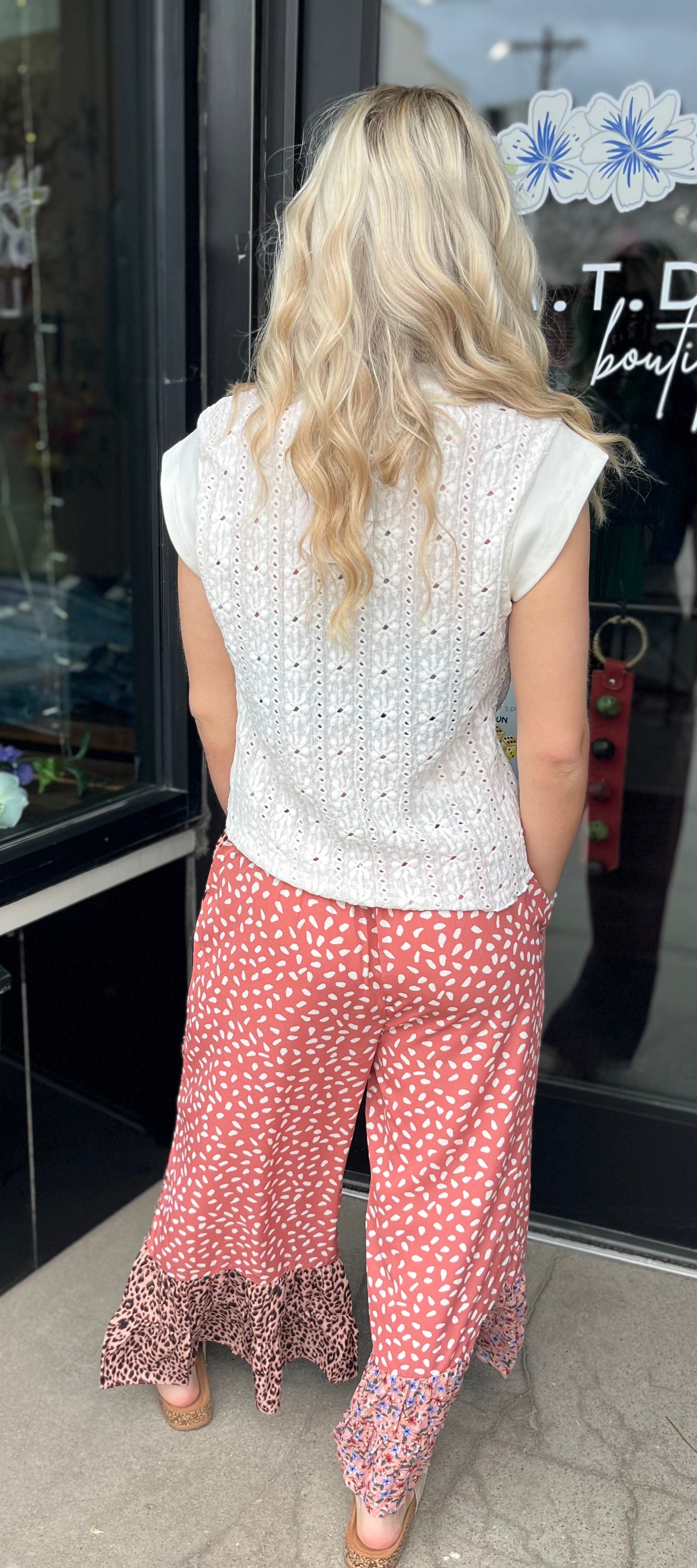 Salmon Mix Flow Pant
