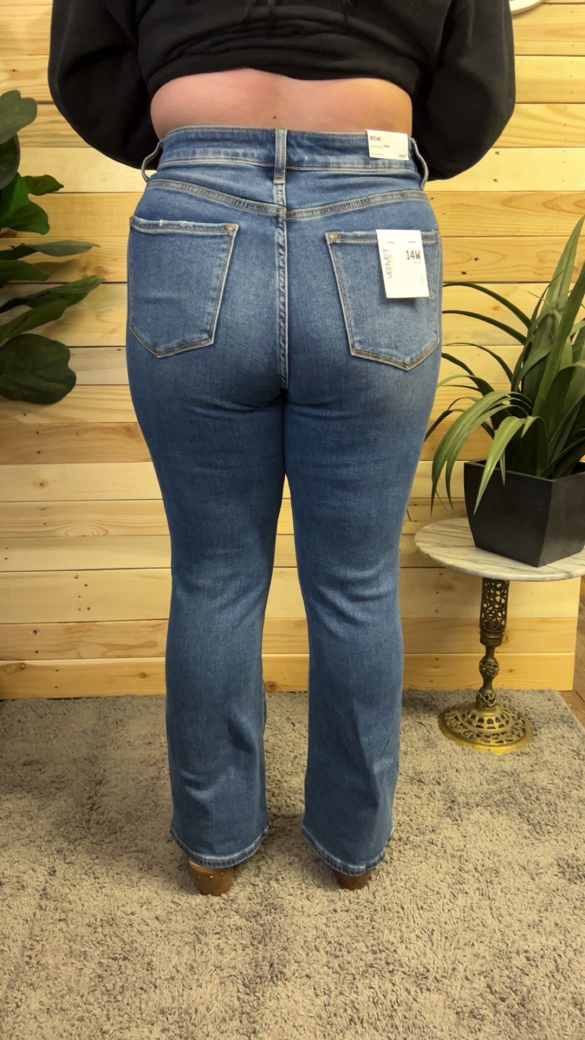 Vervet Skylar High Rise Bootcut Jeans - Plus