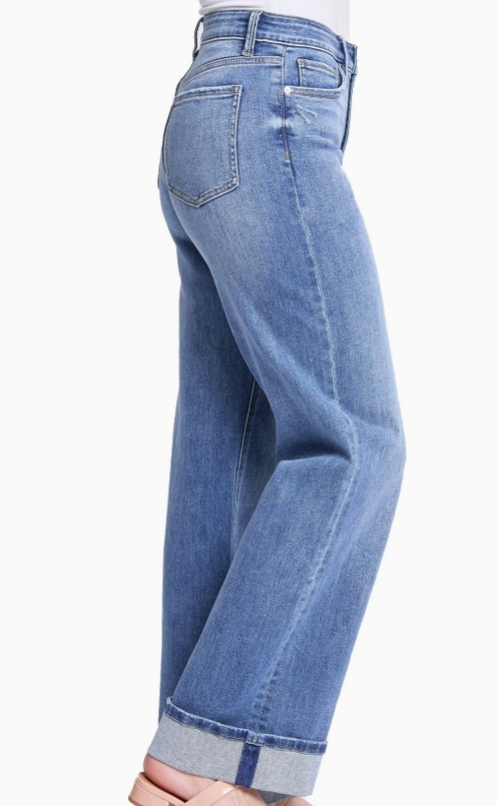 Hailey High Rise Cuff Wide Leg PLUS