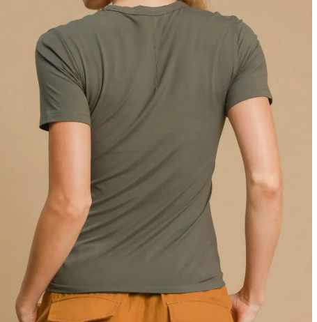 Olive Second Skin Tee
