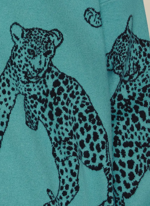 Lt. Jade Cheetah Cardigan
