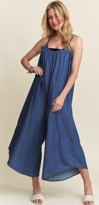 Wide Leg Cami Jumpsuit