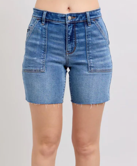 Judy Blue Mid-Rise Bermudas Short