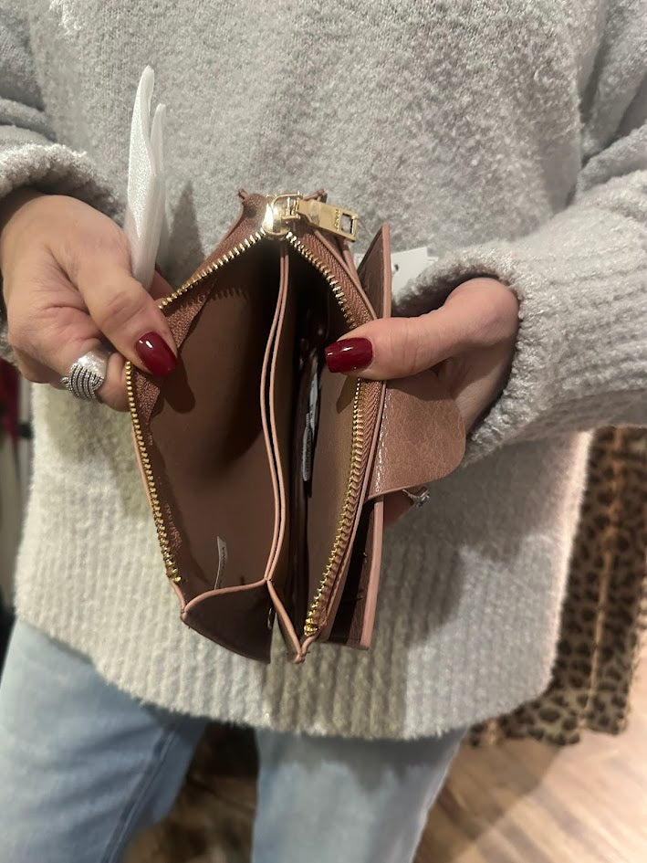 Kyla Wallet / Dark Rose