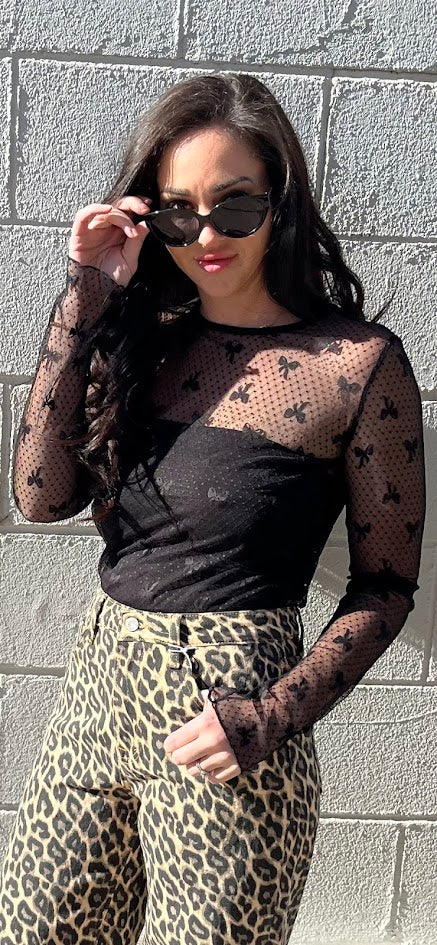 Black Lace Top
