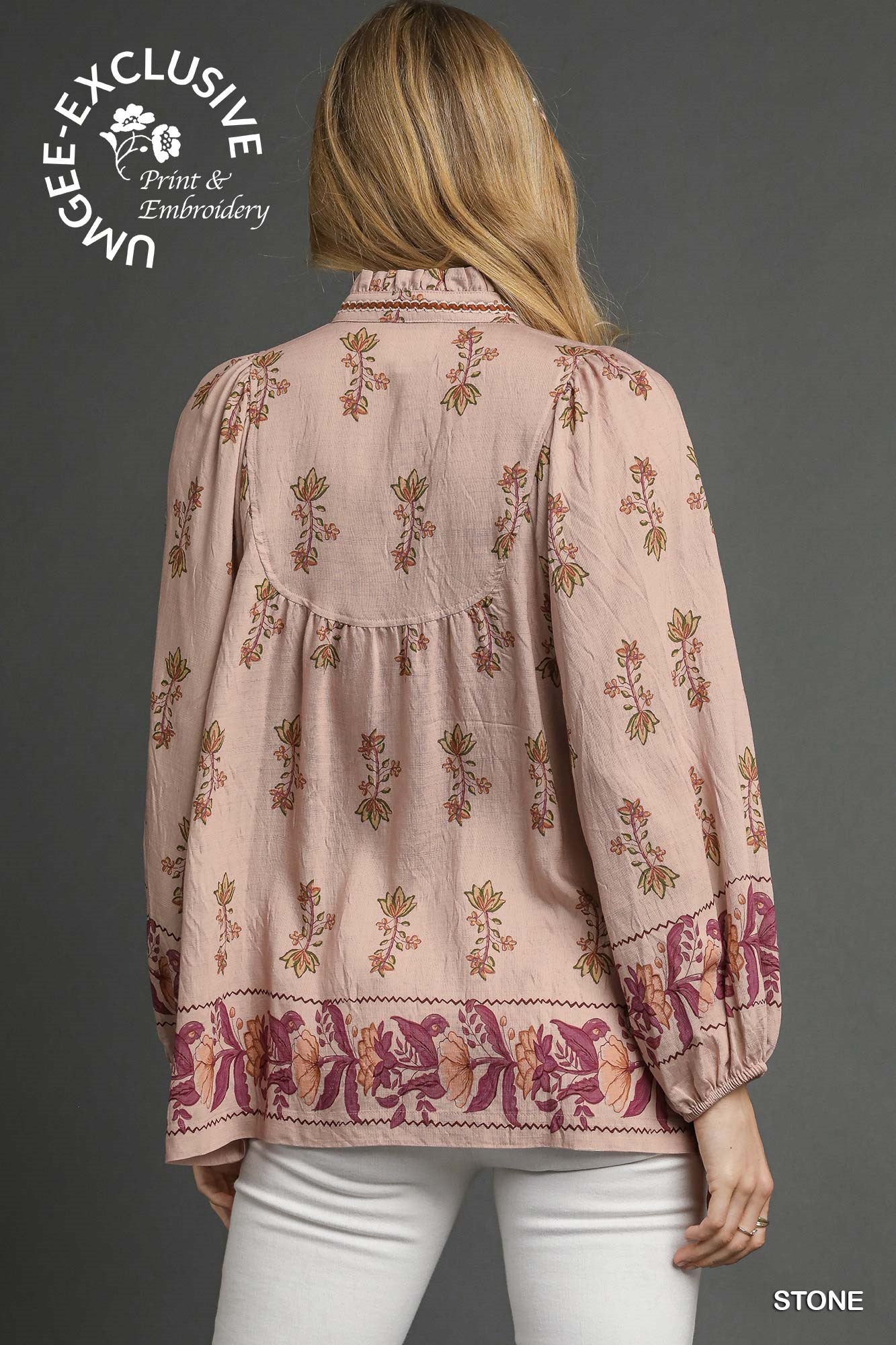 Rosewood Floral Boho Top