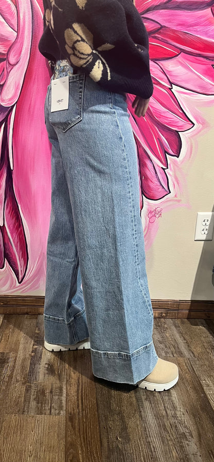 High-Rise Extreme Wide Jeans