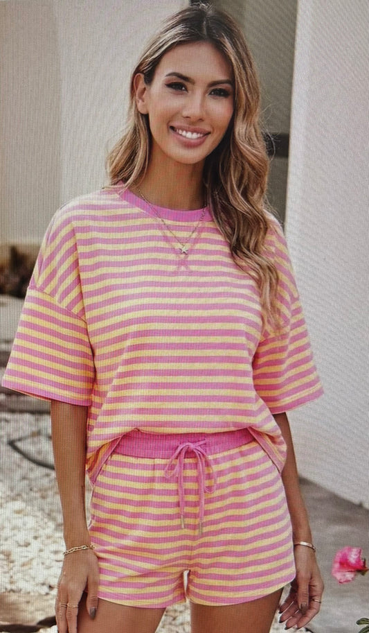 Casual Terry Short Set