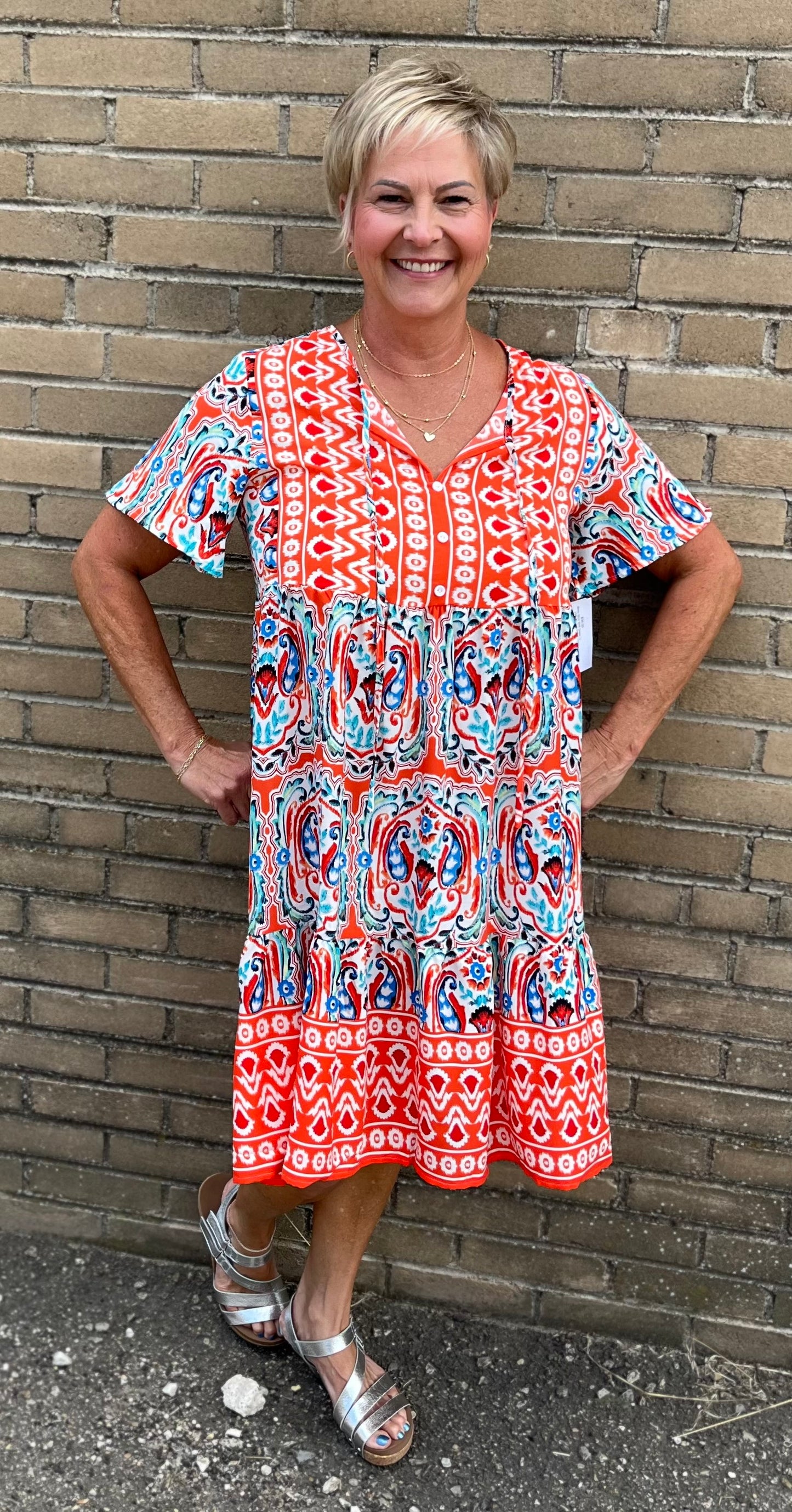 Boho Style Shift Dress