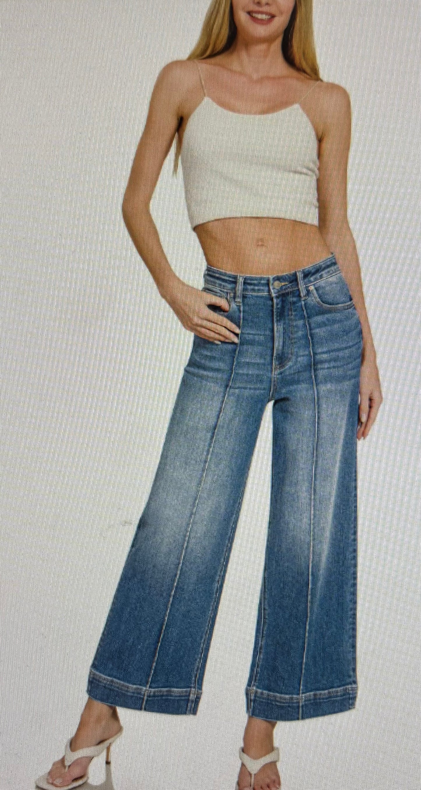 HR Pintuck Denim Jean