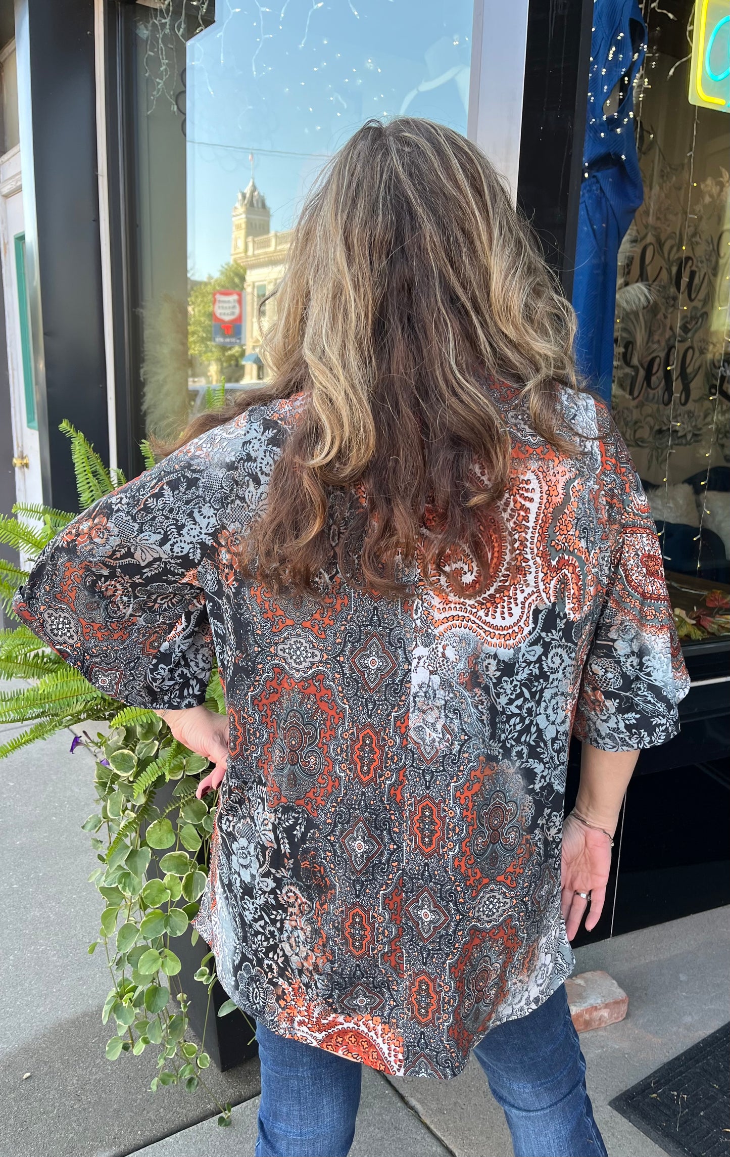 Open Front Fall Cardigan - Plus Size