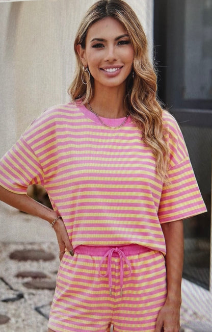 Casual Terry Short Set