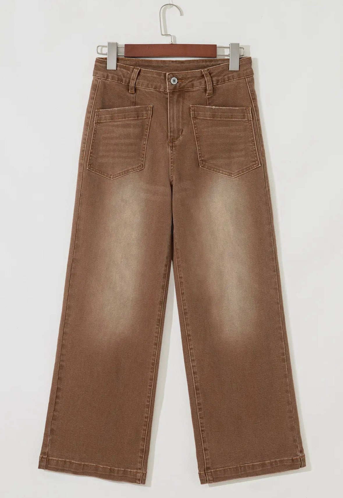 Minimalist Patch Pocket Shift Jean PL