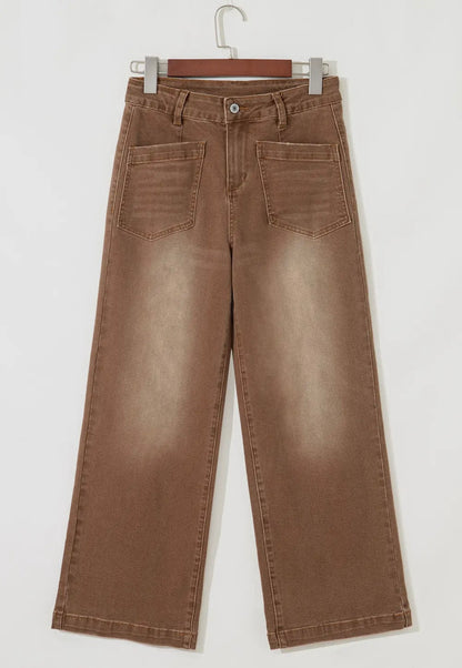 Minimalist Patch Pocket Shift Jean PL