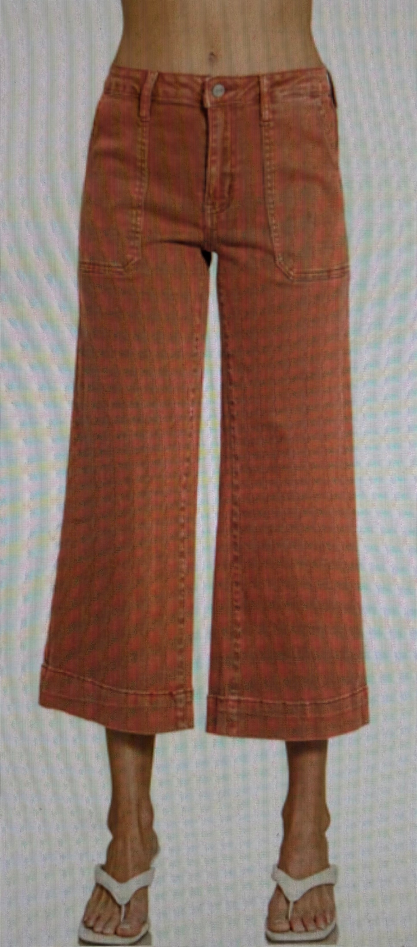 Crop Wide Leg Colored Denim