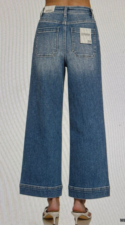HR Pintuck Denim Jean