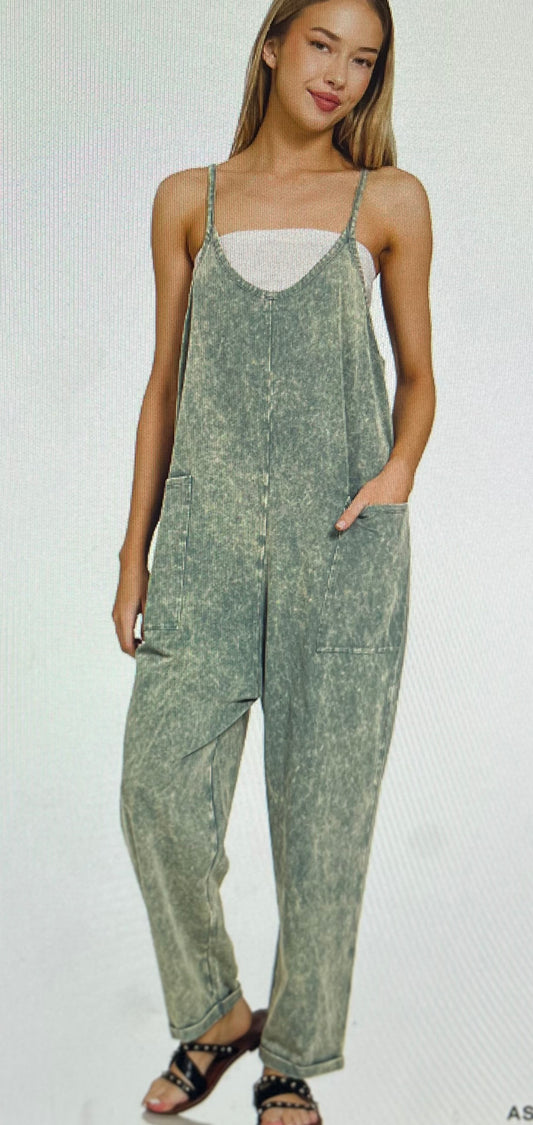 Ash Jade Pocket Jumpsuit