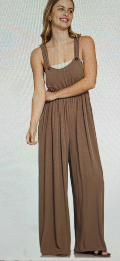 Mocha Overall Jumpsuit