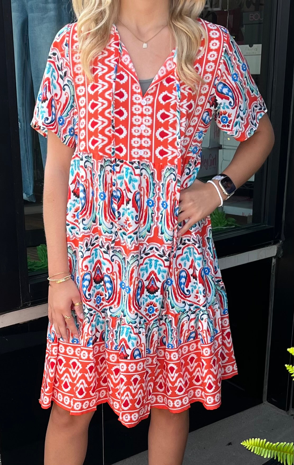Boho Style Shift Dress