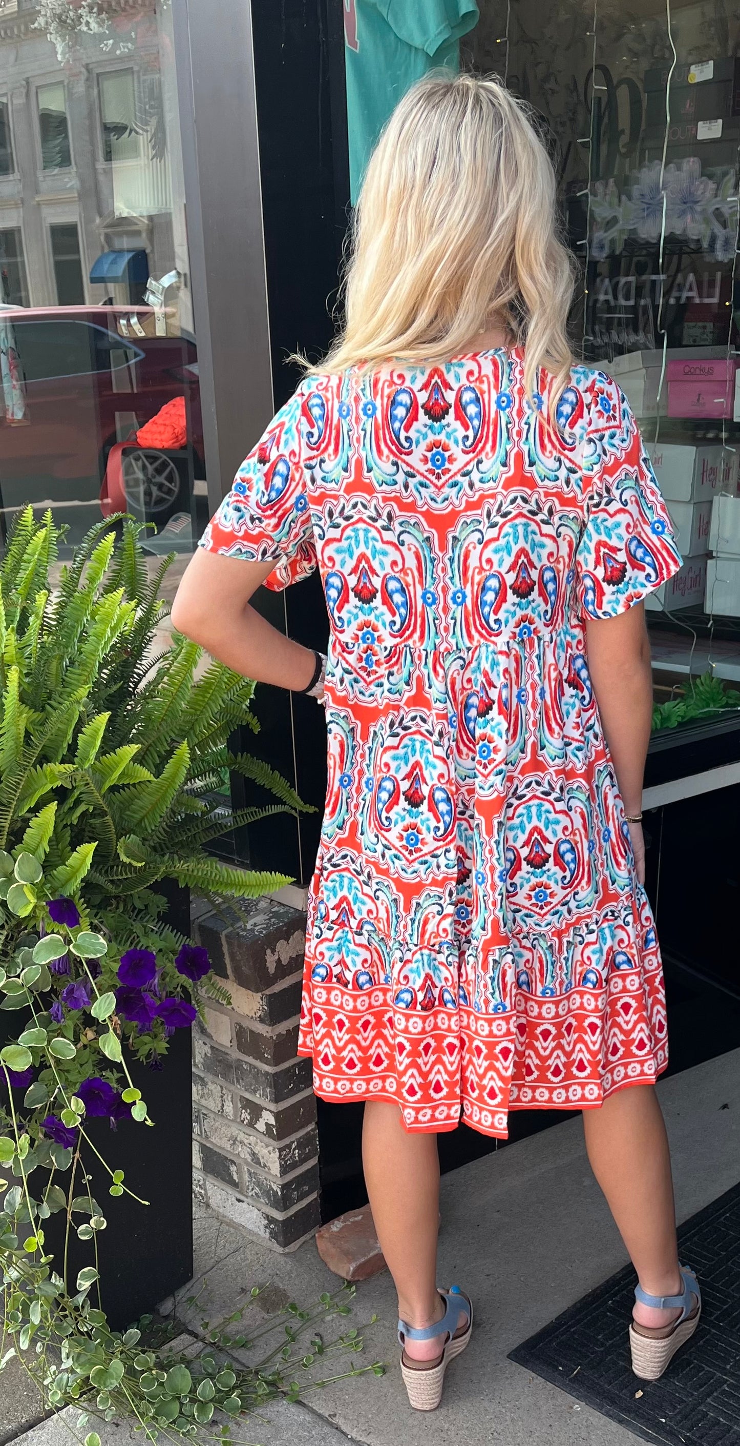 Boho Style Shift Dress