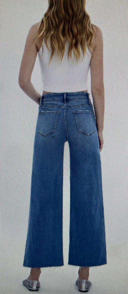 HW Wide Leg Crop Denim