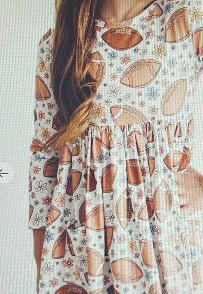 Football Fridays Twirl Dress