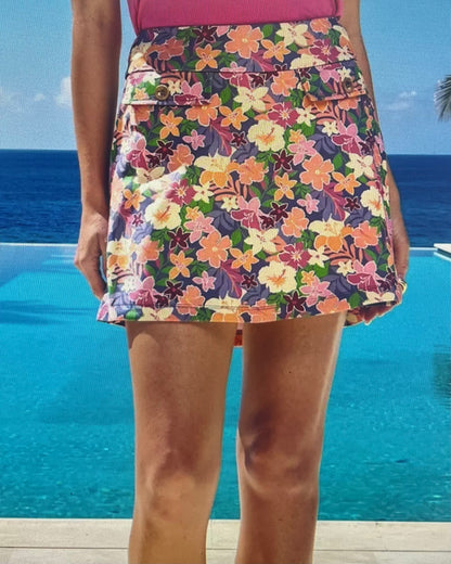 Sun-Cool Everyday Skort Navy Multi