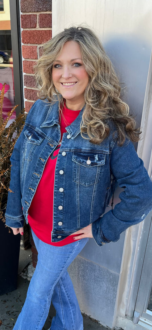 Judy Blue Classic Destroy Jacket PL