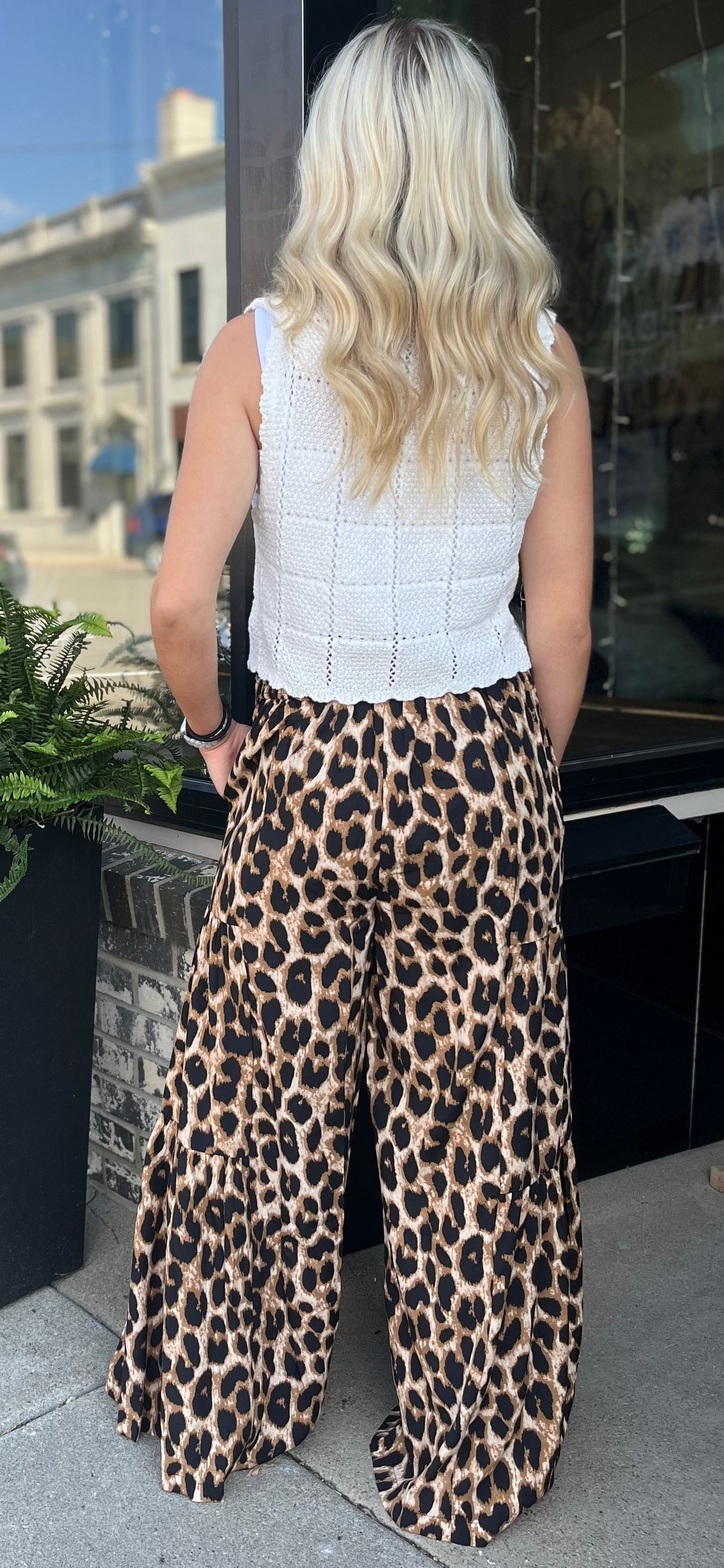Leopard Palazzo Pant