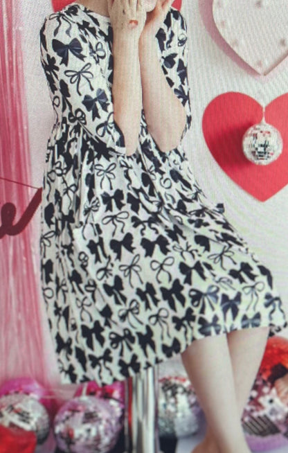 Perfectly Tied Twirl Dress