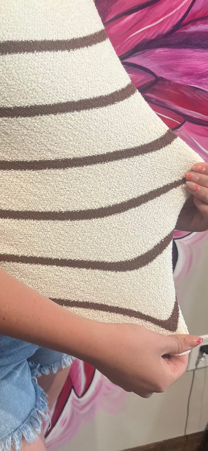 Stripe Sweater Tank
