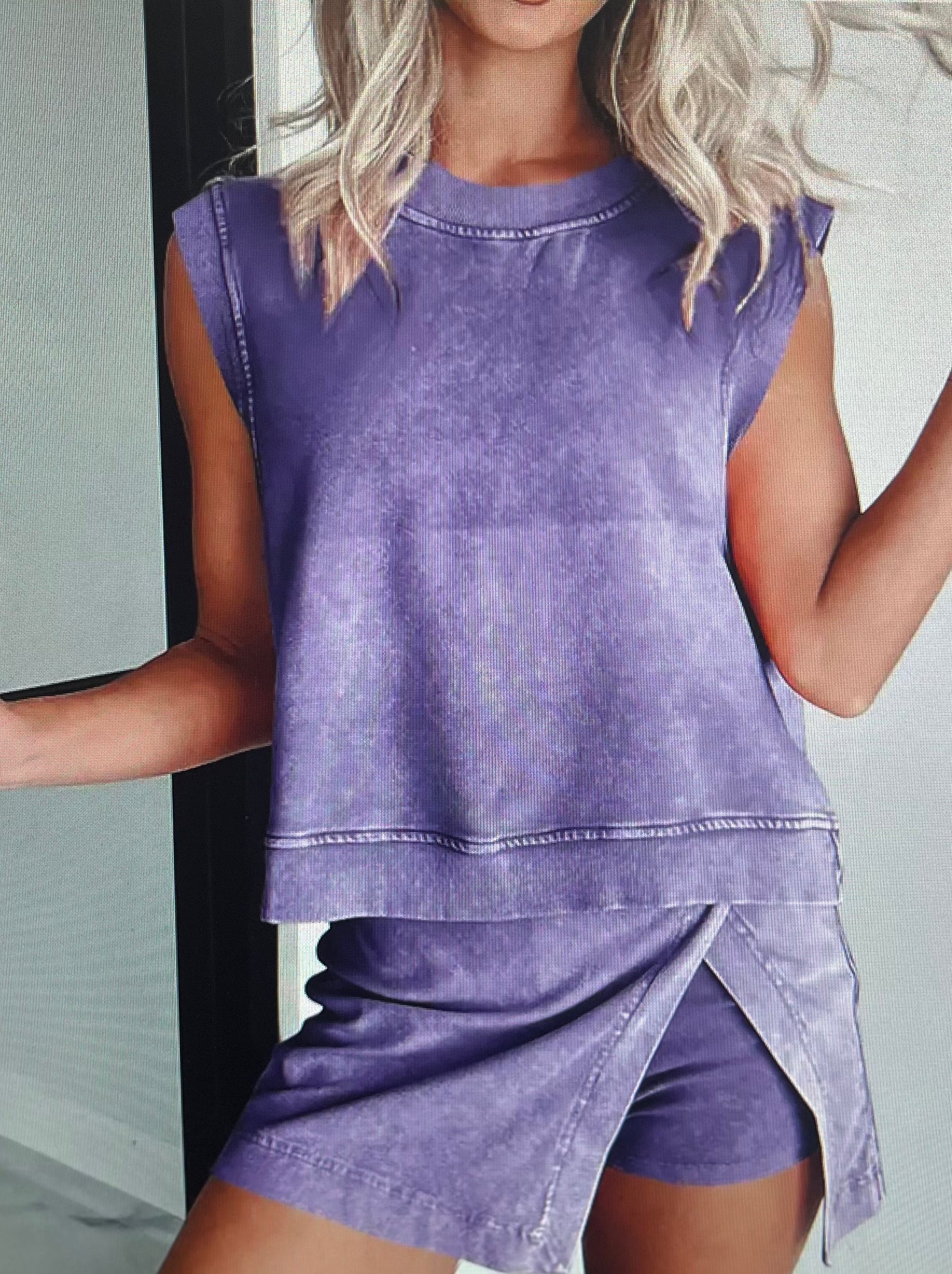 Athletic Top and Short Skirt Set