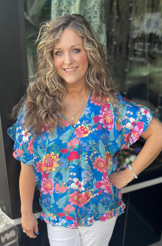 Cobalt Mix Top