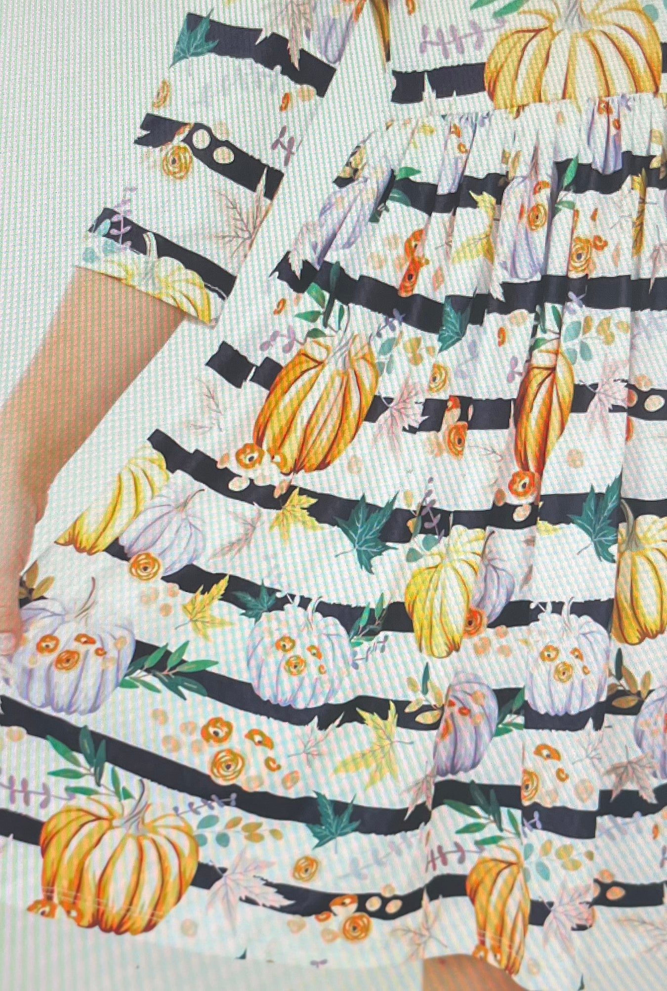 Pumpkins & Peonies Pocket Twirl Dress