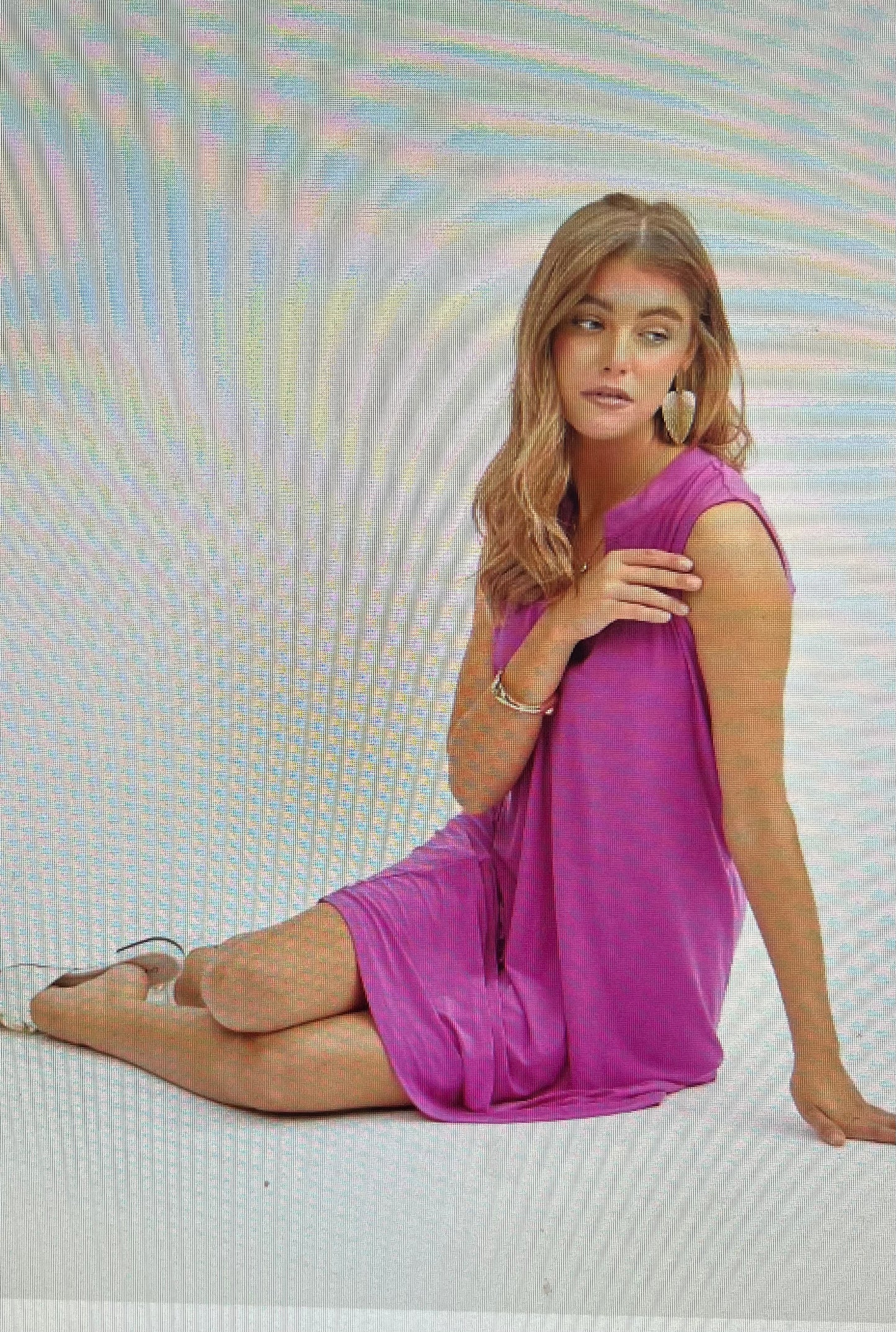 Hot Pink Lizzy Dress