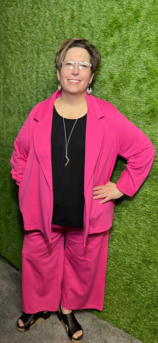 Magic Pink Sapphire Blazer Plus