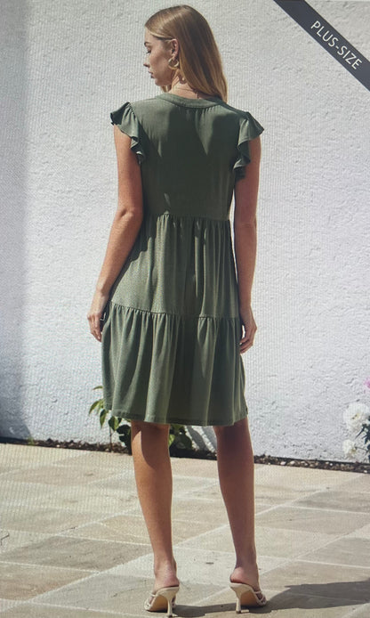 Flutter Forever Dress PLUS