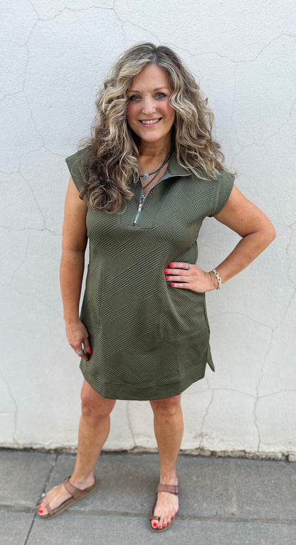 Loose Straight Pocket Dress