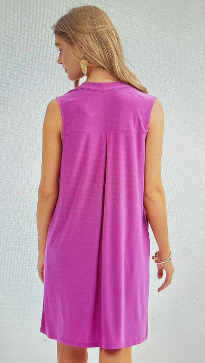 Hot Pink Lizzy Dress